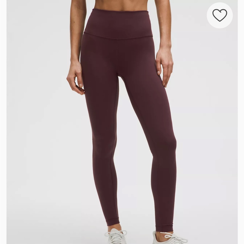 lululemon wunder train 28” high rise leggings size 10